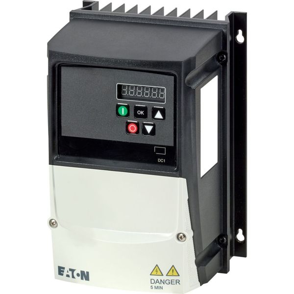 Variable frequency drive, 400 V AC, 3-phase, 2.2 A, 0.75 kW, IP66/NEMA 4X, Radio interference suppression filter, 7-digital display assembly, Addition image 14