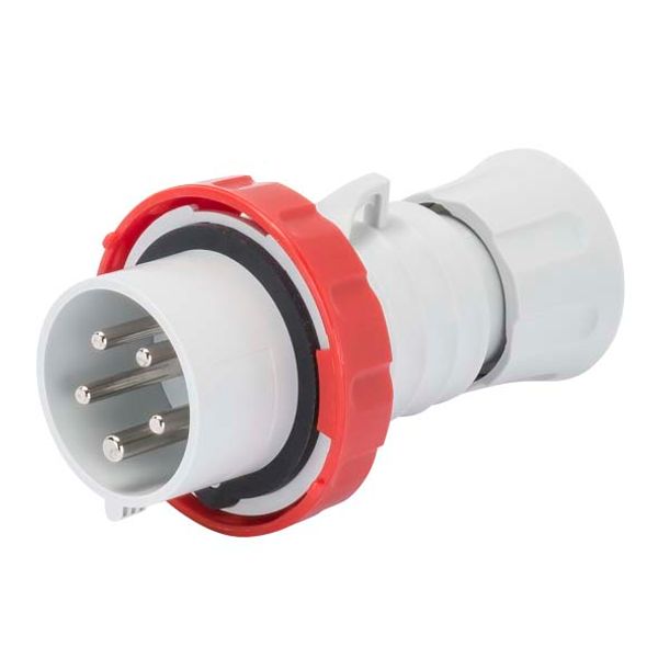 STRAIGHT PLUG HP - IP66/IP67/IP68/IP69 - 2P+E 32A 380-415V 50/60HZ - RED - 9H - SCREW WIRING image 2