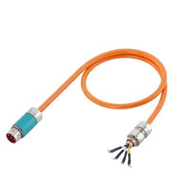 Power cable pre-assembled type: 6FX7002-5LM72 4x 4 C M32/1FN3 screw 6FX7002-5LM72-1AF0 image 1