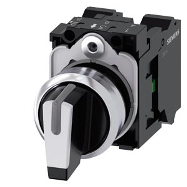 Selector switch, illuminable, 22 mm... image 1