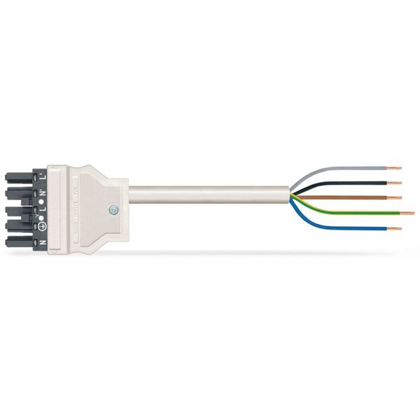 pre-assembled connecting cable Eca Plug/open-ended blue image 1