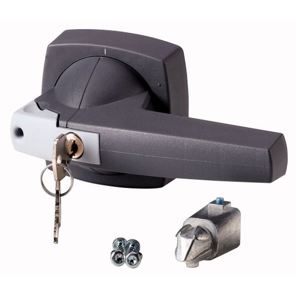 Toggle, 10mm, door installation, gray, cylinder lock image 1