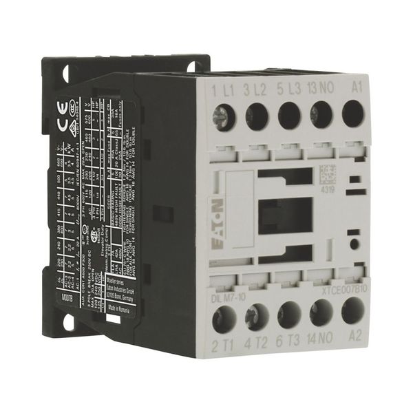 Contactor, 3 pole, 380 V 400 V 3 kW, 1 N/O, 24 V 50 Hz, AC operation, Screw terminals image 15