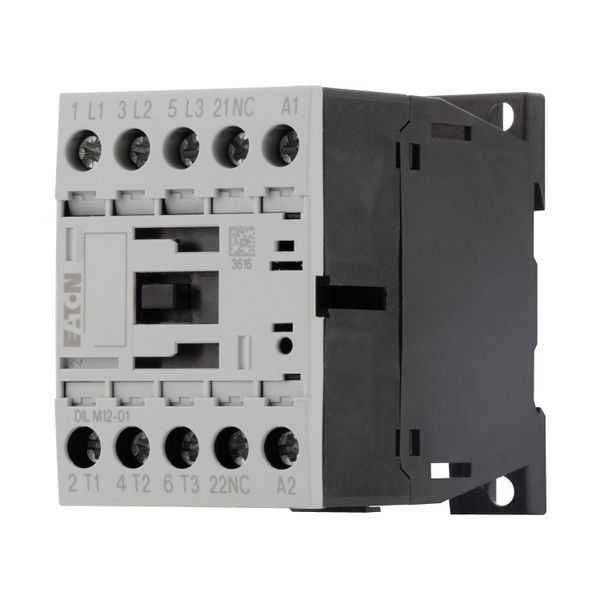 Contactor, 3 pole, 380 V 400 V 5.5 kW, 1 NC, 220 V DC, DC operation, Screw terminals image 12