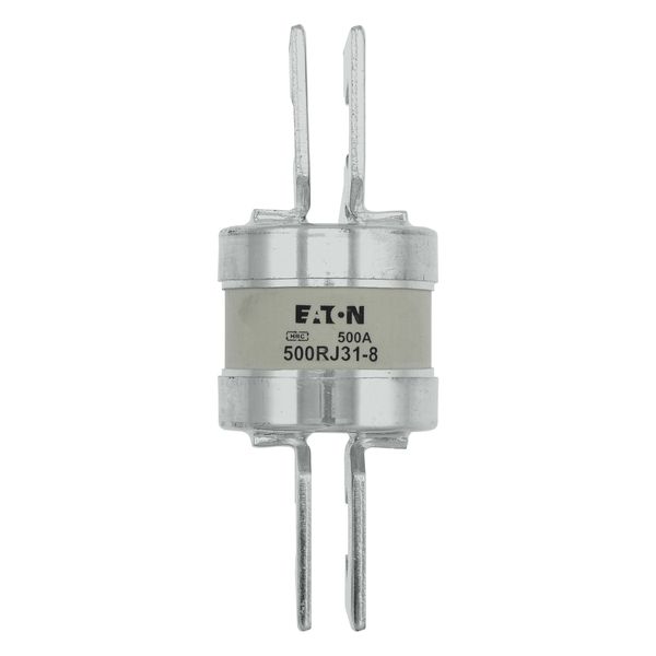 Utility fuse-link, LV, 500 A, AC 415 V, BS88/J, 49 x 131 mm, gL/gG, BS, 92mm fixing centres image 29