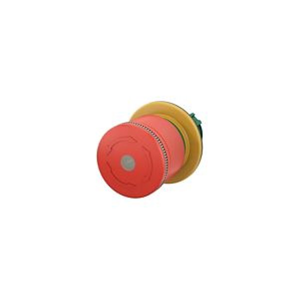 Emergency stop/emergency switching off pushbutton, RMQ-Titan, Mushroom-shaped, 30 mm, Illuminated with LED element, Turn-to-release function, Red, yel image 6