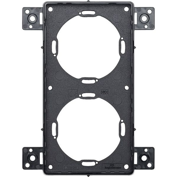 Wall-mounted adapter M-PLAN II frame, flush installation, for 4882, M-PLAN II image 1