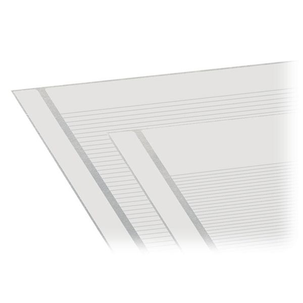 Marking strips as a DIN A4 sheet Strip length 182 mm (80x) white image 1