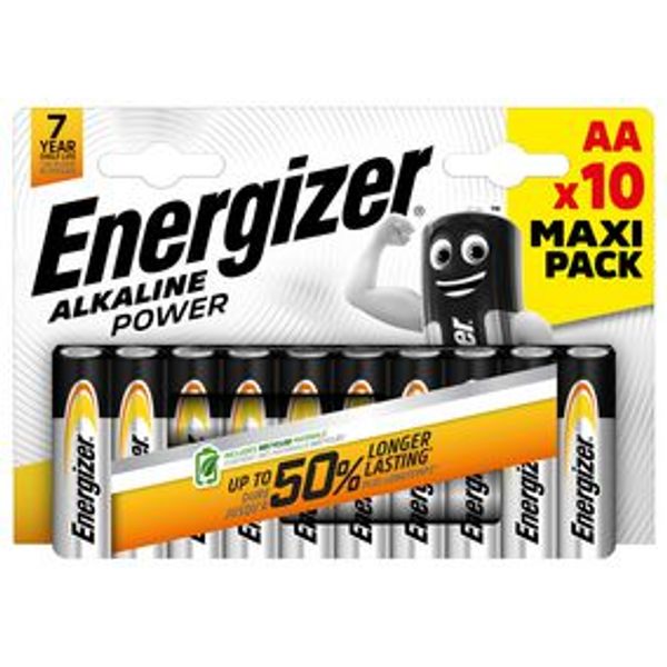 ENERGIZER Alkaline Power LR6 AA BL10 image 1