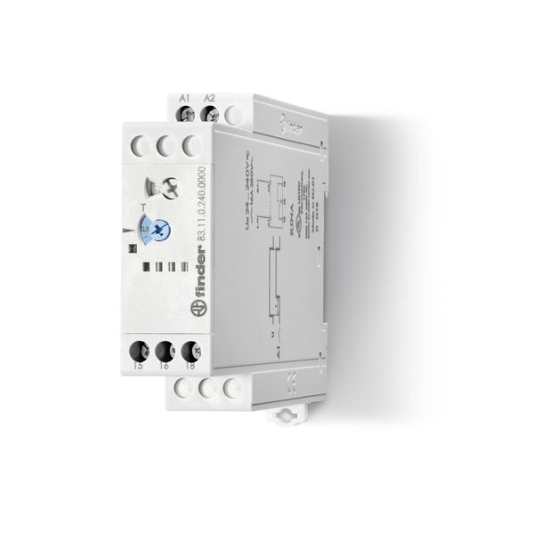 Modular Timer ON-delay(AI)/22,5mm.1CO 16A/24...240VUC (83.11.0.240.0000) image 3