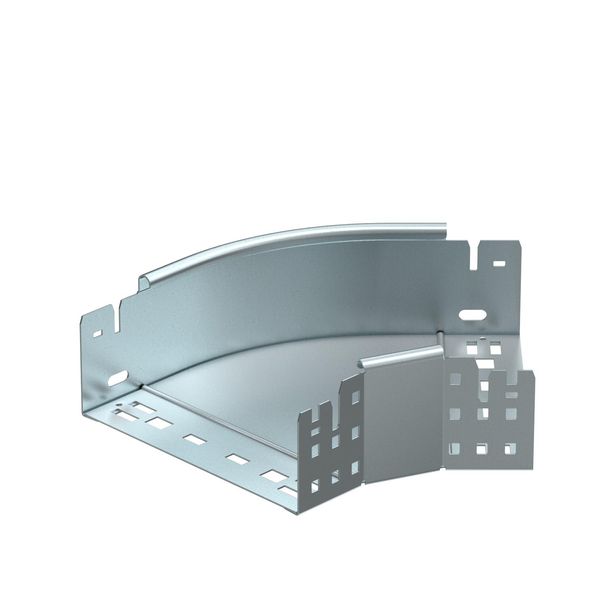 RBM 45 820 FS  Bend 45°, Magic 85, horizontal, with quick coupling, 85x200, Steel, St, strip galvanized, DIN EN 10346 image 1