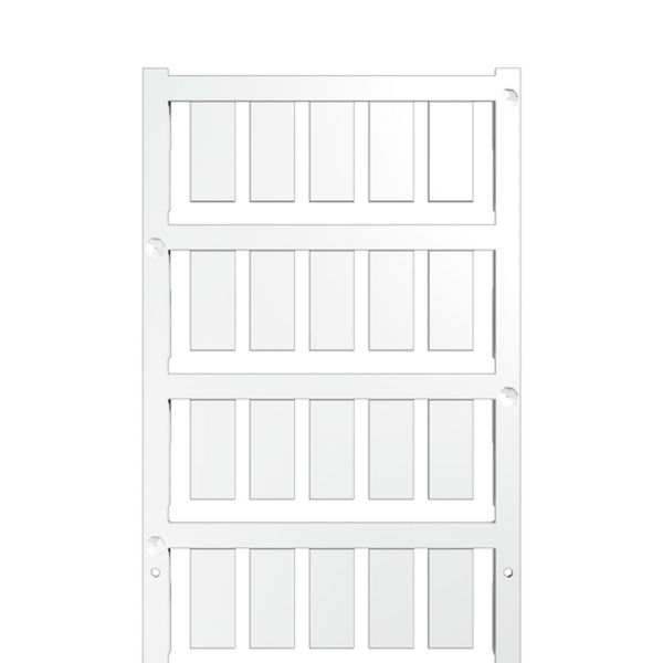 Device marking, 20 mm, Printed characters: neutral, PA 66, white image 1