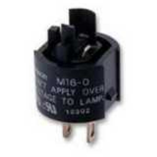 Solder terminal socket for use with M16 range of indicators image 3