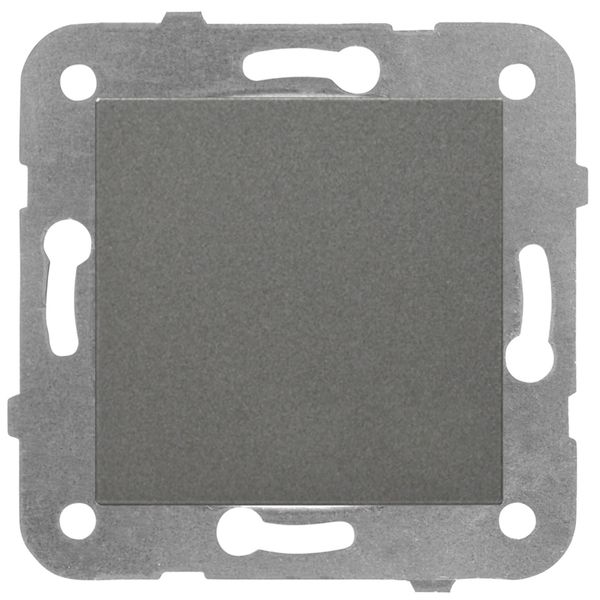 Pin socket outlet, flap cover, cage clamps, anthracite image 2