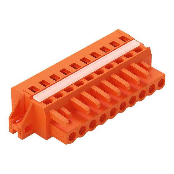 1-conductor female connector CAGE CLAMP® 2.5 mm² orange image 1