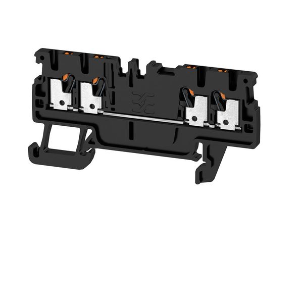 Feed-through terminal block, PUSH IN, 1.5 mm², 500 V, 17.5 A, Number o image 1