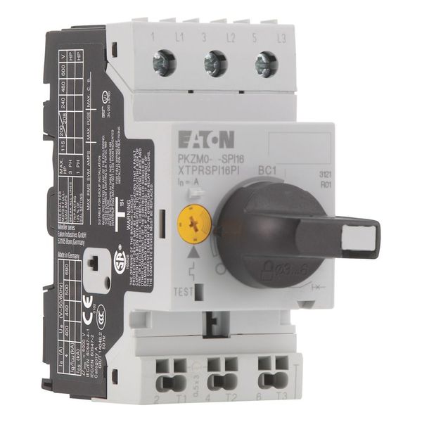 Motor-protective circuit-breaker, 0.25 kW, 0.63 - 1 A, Feed-side screw terminals/output-side push-in terminals image 12