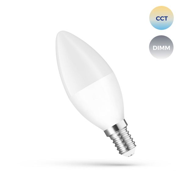 LED C38 5W E-14 230V CCT+DIM Wi-Fi Spectrum SMART image 8