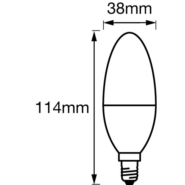 SMART+ Candle Dimmable 40 4.9 W/2700 K E14 image 4