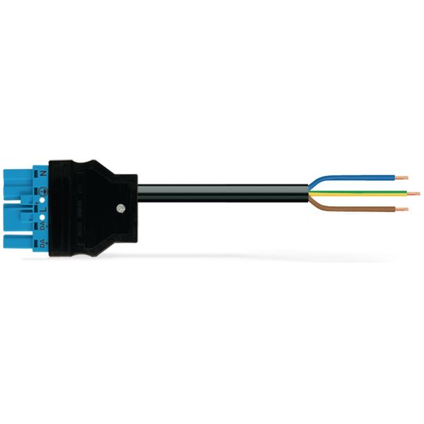 pre-assembled connecting cable Cca Plug/open-ended blue image 1