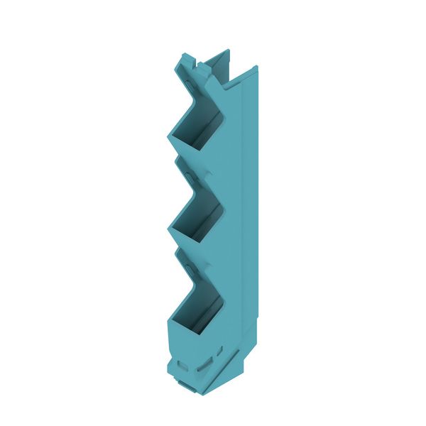 Side element, IP20 in installed state, Plastic, light blue, Width: 12. image 2