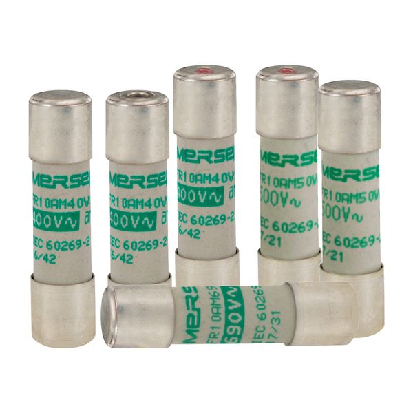 Cylindrical fuse-link aM 10x38 IEC 400VAC 12A With Striker image 3