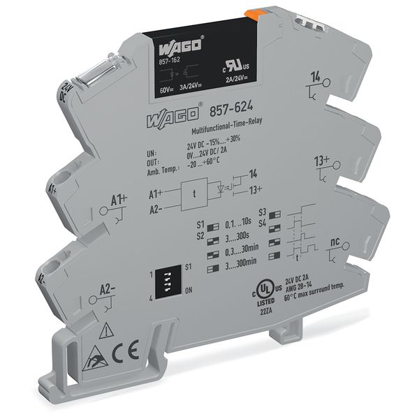 Solid-state timer relay module Nominal input voltage: 24 VDC Output vo image 3