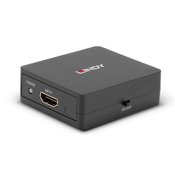 2 Port HDMI 18G Splitter, Compact Compact 2-way splitter for connecting one HDMI® source device to two HDMI® displays or projectors. image 2