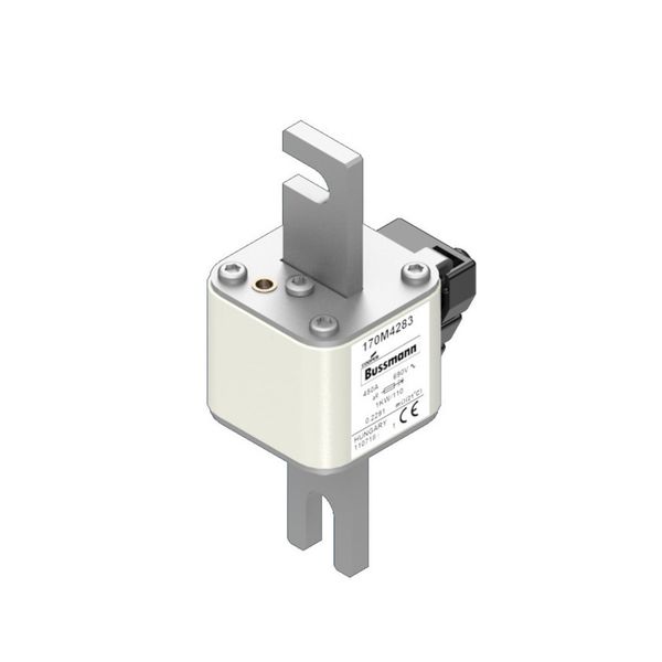 Fuse-link, high speed, 450 A, AC 690 V, size 1, 51 x 69 x 138 mm, aR, DIN, IEC, single indicator image 8