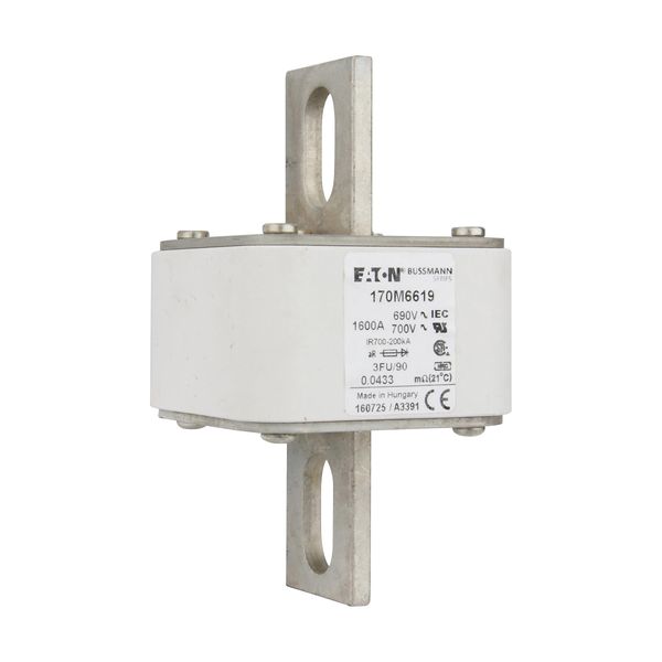 Fuse-link, high speed, 1600 A, AC 690 V, size 3, 76 x 92 x 135 mm, aR, IEC, UL image 12