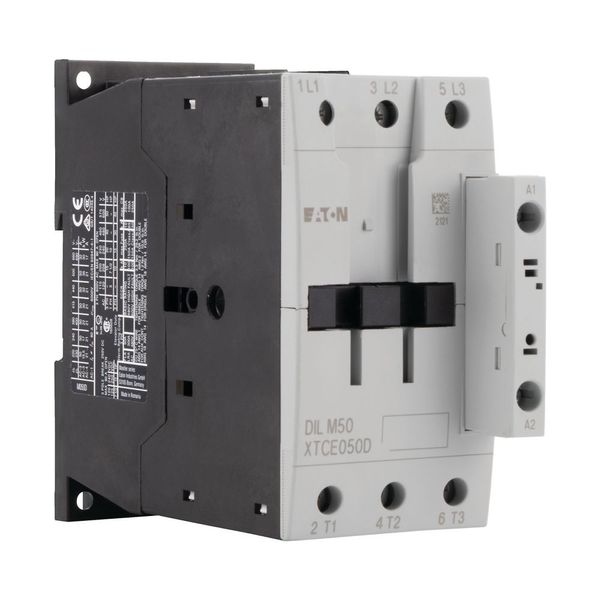 Contactor, 3 pole, 380 V 400 V 22 kW, RDC 24: 24 - 27 V DC, DC operation, Screw terminals image 16