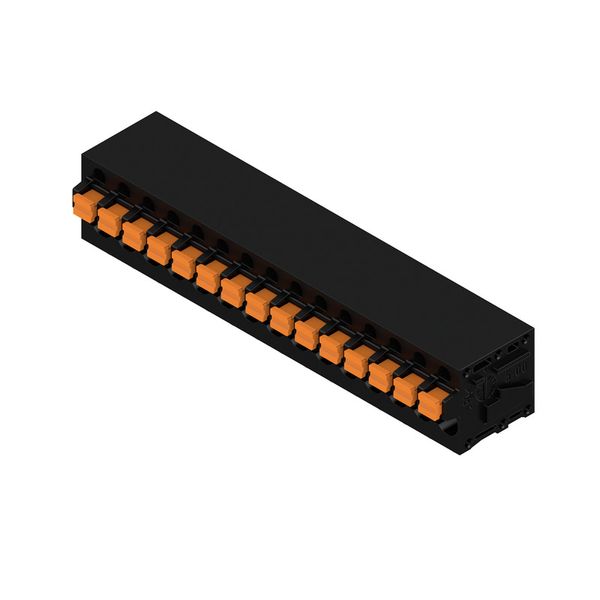 PCB terminal, 5.00 mm, Number of poles: 15, Conductor outlet direction image 3