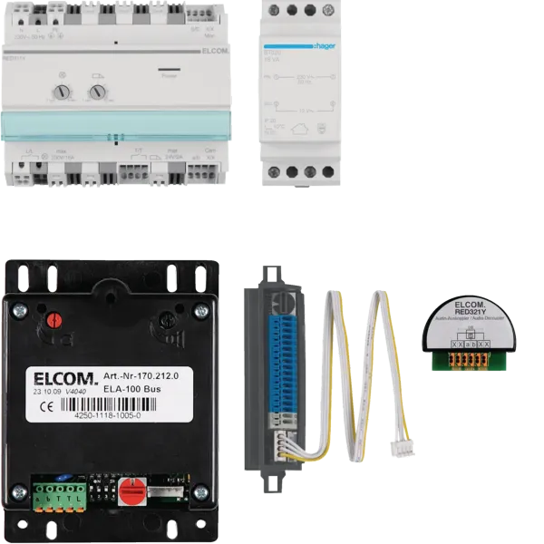 Audio Kit Basic 2-wire 1 to 16 participants (BTE-116) for door intercom systems image 1