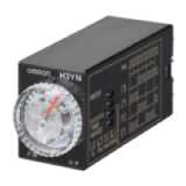 Timer, plug-in, 14-pin, multifunction, 0.1m-10h, 4PDT, 3 A, 48 VDC Sup H3YN1129E image 3