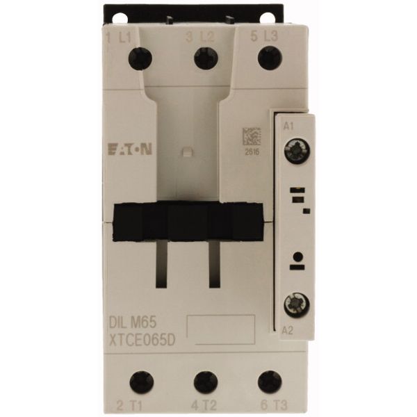 Contactor, 3 pole, 380 V 400 V 30 kW, RDC 240: 200 - 240 V DC, DC operation, Screw terminals image 2