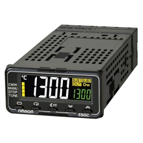 Temp. controller PRO,1/32 DIN (24x48mm), screwless terminals,1 AUX,1 x image 2