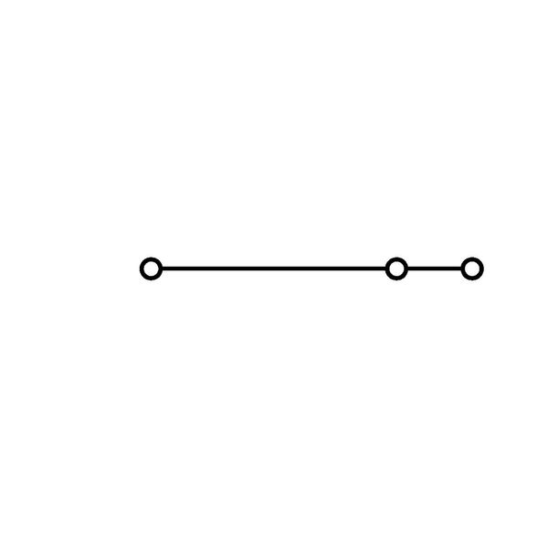 3-conductor through terminal block 16 mm² center marking gray image 2