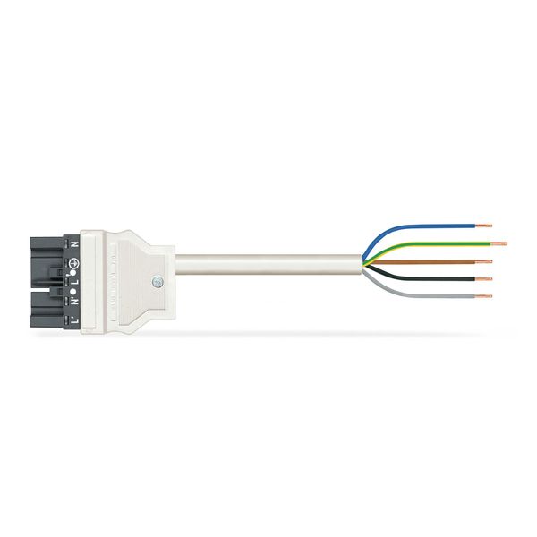 pre-assembled connecting cable Eca Plug/open-ended dark gray image 1