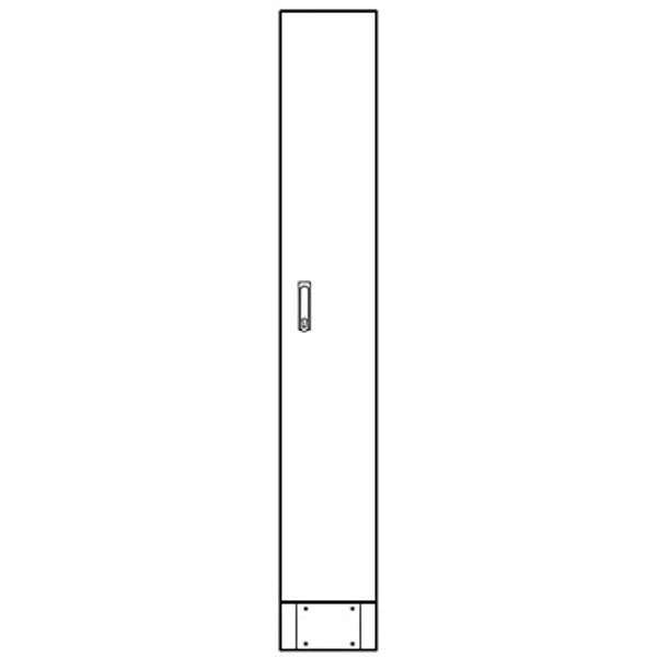 Leerverteiler 1-Feld, 2000x320x300mm mit Sockel, 1-trig image 1