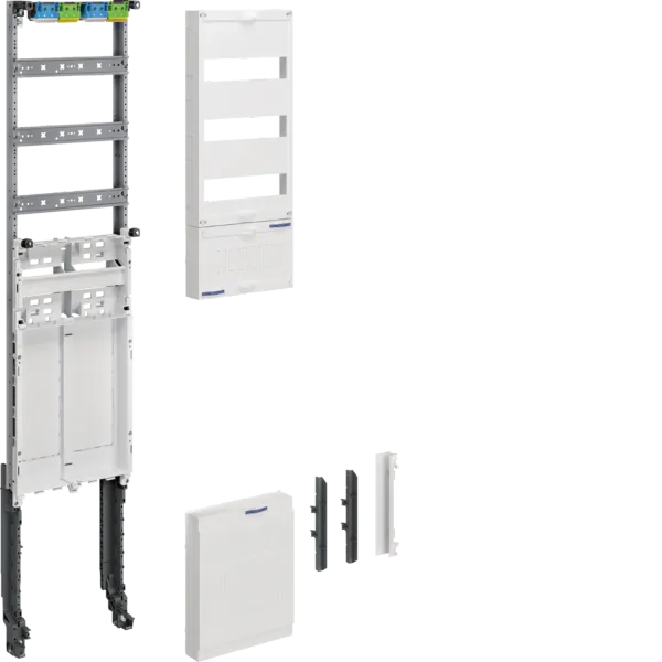 Installation kit, eHZ, height 1200mm, 1 field, for busbars, image 1