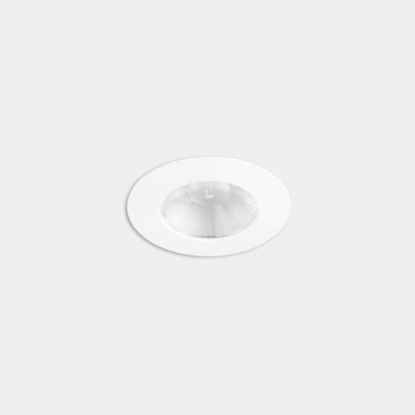 Downlight Play Flat Round Fixed 6.4W LED neutral-white 4000K CRI 90 48.7º DALI-2 Black IP54 651lm image 1