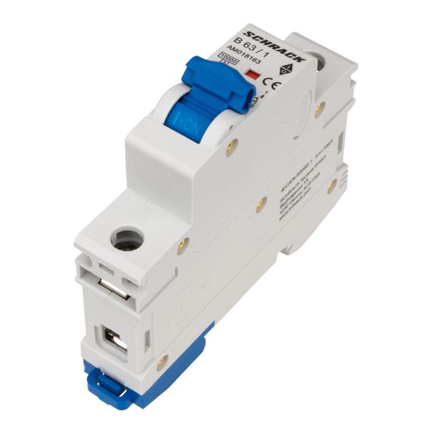 Miniature Circuit Breaker (MCB) AMPARO 10kA, B 63A, 1-pole image 6