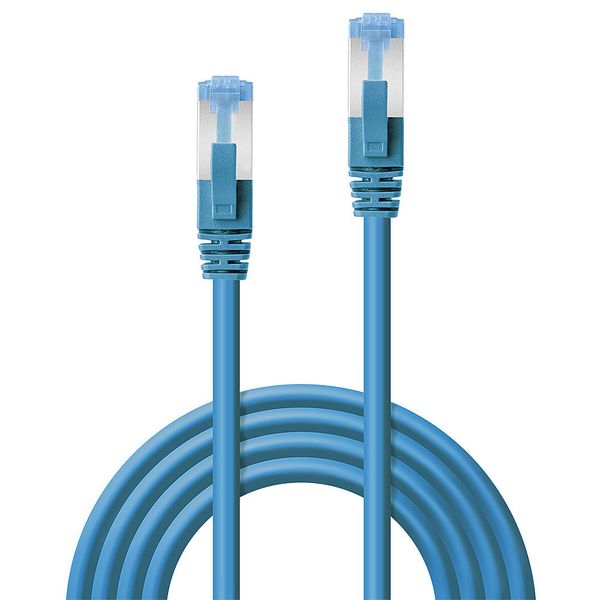 30m Cat.6A S/FTP LSZH Network Cable, Blue RJ45, M/M, 500MHz, Copper image 2