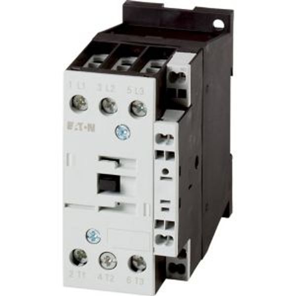 Contactor, 3 pole, 380 V 400 V 15 kW, 1 N/O, 230 V 50/60 Hz, AC operation, Spring-loaded terminals image 5