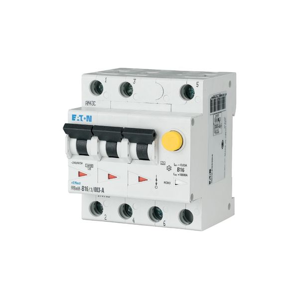 RCD/MCB combination, 25 A, 100 mA, MCB trip characteristic: D, 3p, RCD trip characteristic: A image 5