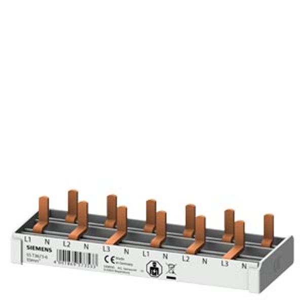 Compact pin busbar, 10mm2 connectio... image 1