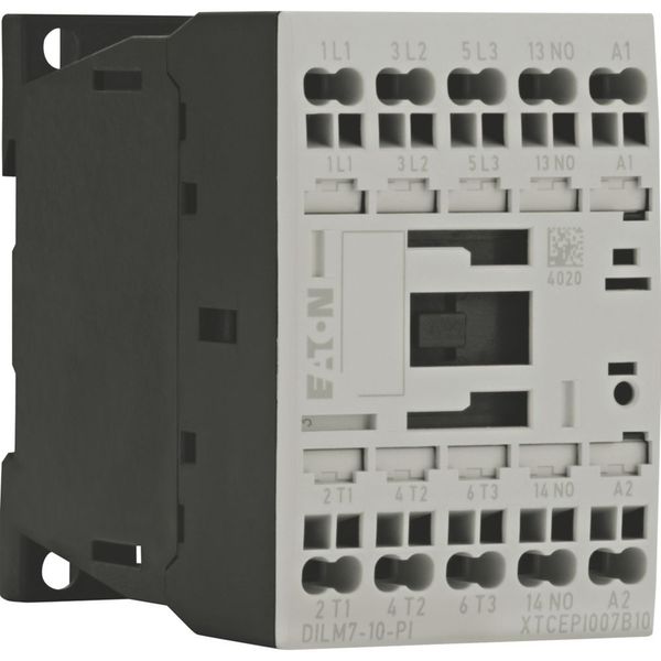 Contactor, 3 pole, 380 V 400 V 3 kW, 1 N/O, 24 V DC, DC operation, Push in terminals image 8