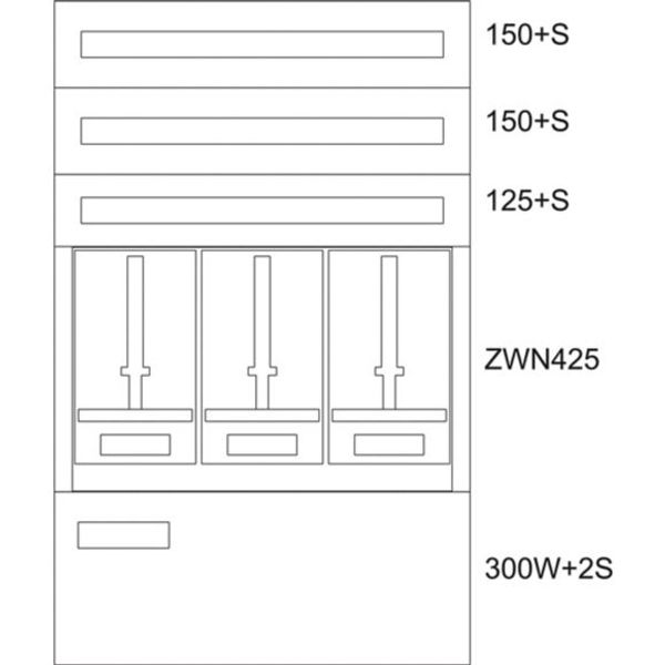 BP-U-3S-WN-800/12-3Z Eaton xEnergy Basic meter cabinet equipped image 1