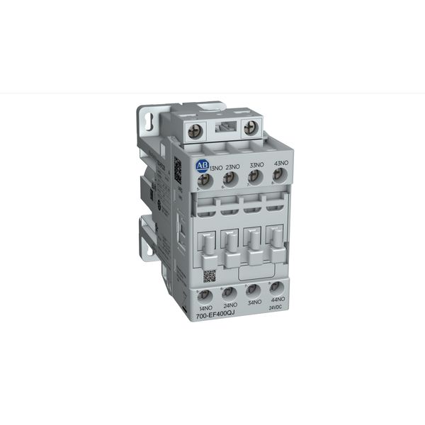 Allen-Bradley 700-EF400EJ MCS-EF Control Relay, 4 N.O., 24V DC (w/Elec. Coil) image 1