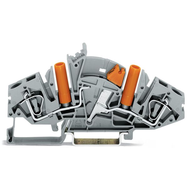 2-conductor disconnect/test terminal block longitudinal switching with image 2